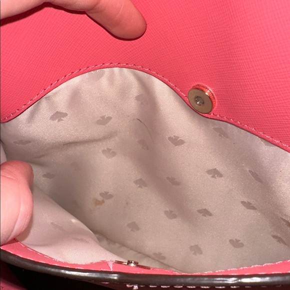 Kate Spade Payton Medium Dome Satchel in Garden Pink Saffiano Leather - Picture 13 of 14